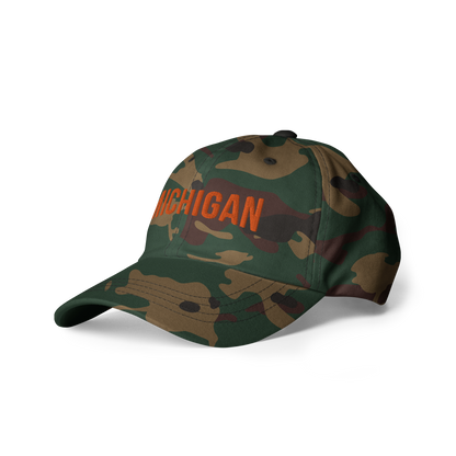 'Michigan' Camouflage Cap (Streaming Video Parody)