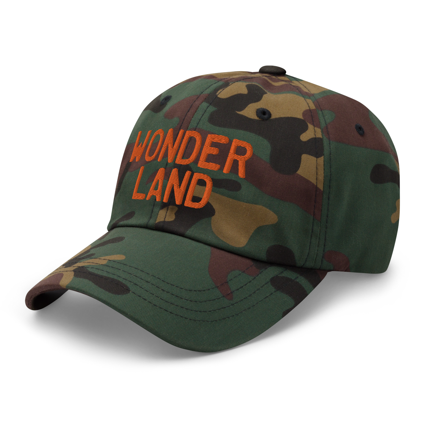 Michigan 'Wonderland' Camouflage Cap (Licence Plate Font)