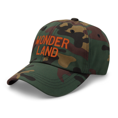 Michigan 'Wonderland' Camouflage Cap (Licence Plate Font)