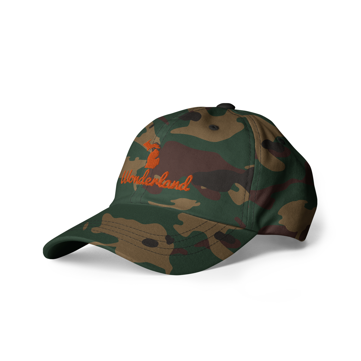 Michigan 'Wonderland' Camouflage Cap (Script Font)