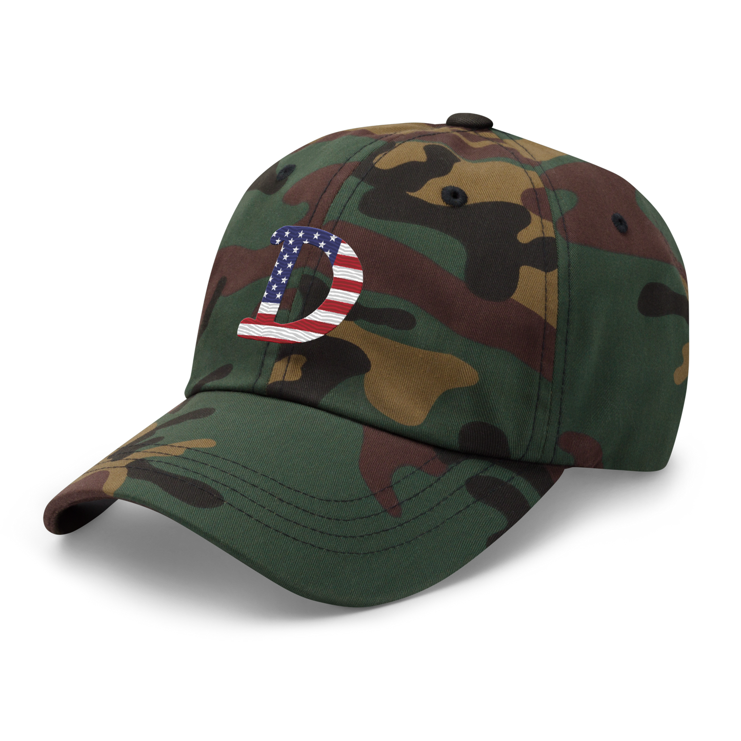 Detroit 'Old French D' Camouflage Cap (Patriot Edition)