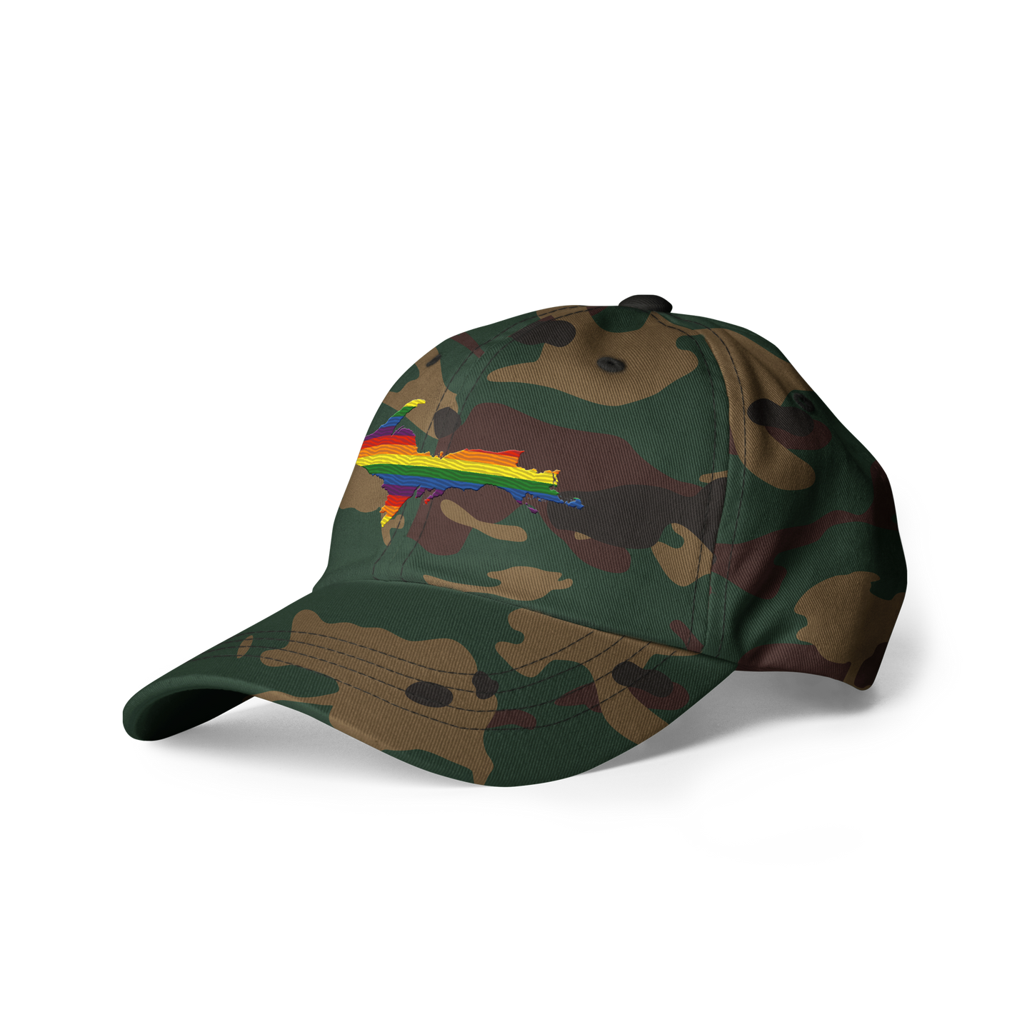 Michigan Upper Peninsula Camouflage Cap (Pride Edition)