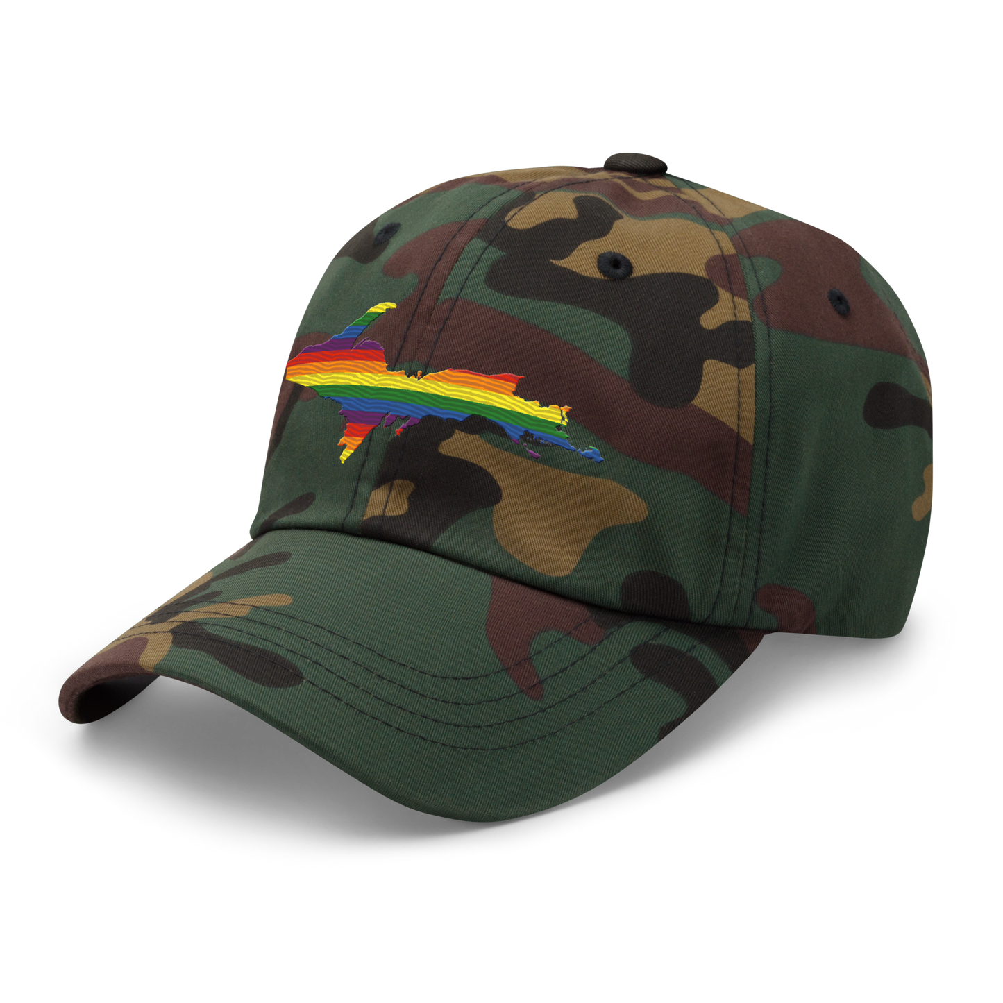 Michigan Upper Peninsula Camouflage Cap (Pride Edition)