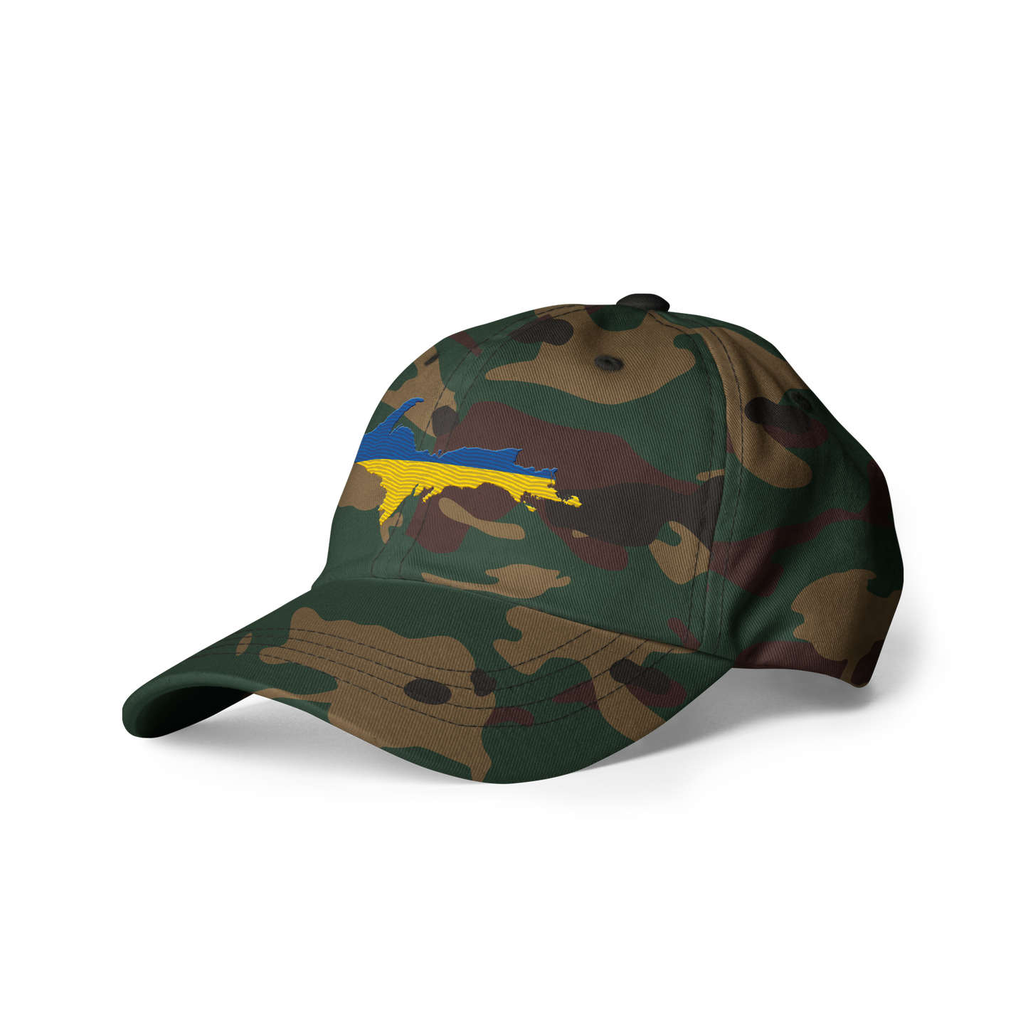 Michigan Upper Peninsula Camouflage Cap (Ukraine Edition)