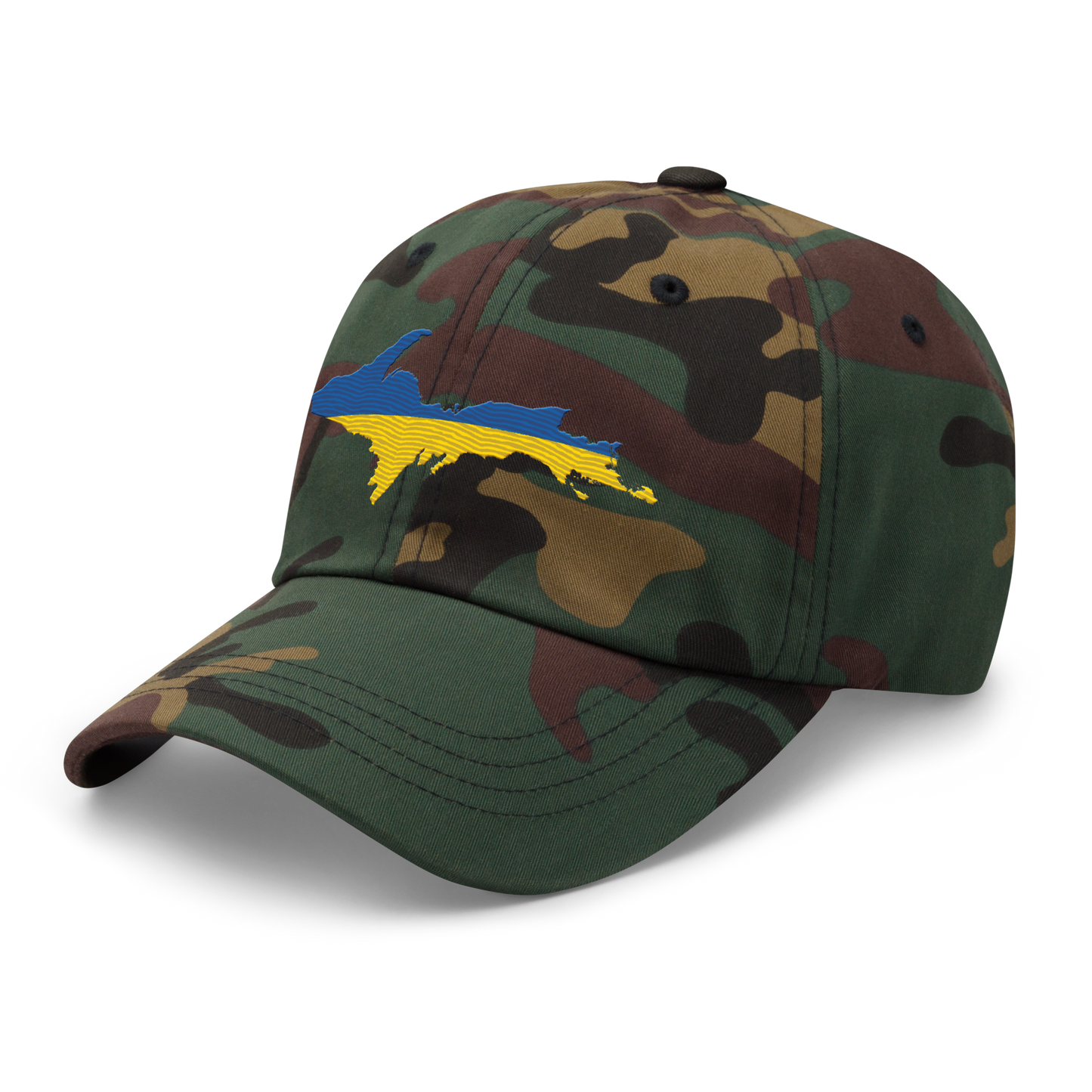 Michigan Upper Peninsula Camouflage Cap (Ukraine Edition)