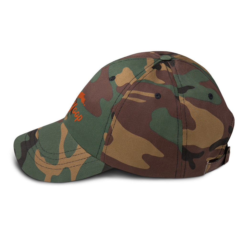 Michigan 'The Yoop' Camouflage Cap (Script Font w/ UP Outline)