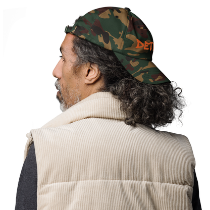 'Detroit' Camouflage Cap (Hip Hop Tag Font)