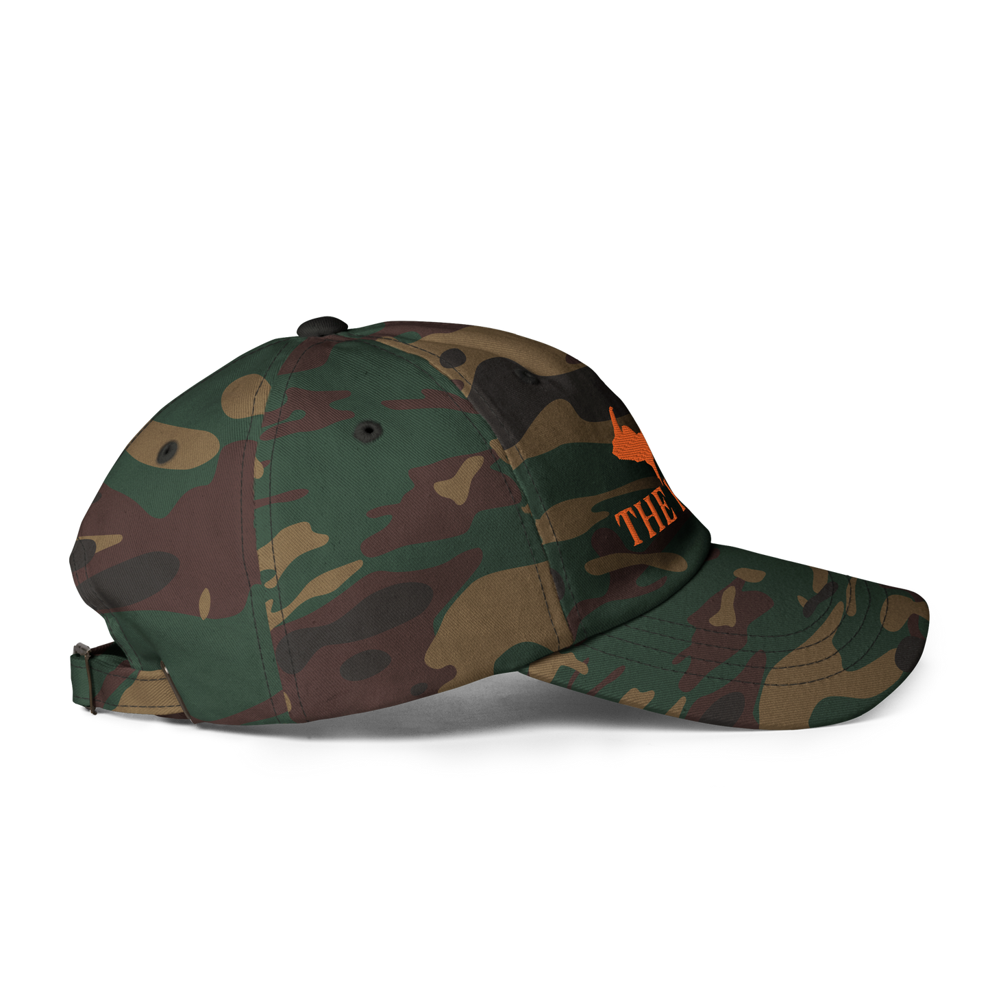 Michigan 'The Yoop' Camouflage Cap (Didone Font w/ UP Outline)