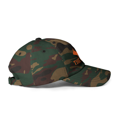 Michigan 'The Yoop' Camouflage Cap (Didone Font w/ UP Outline)