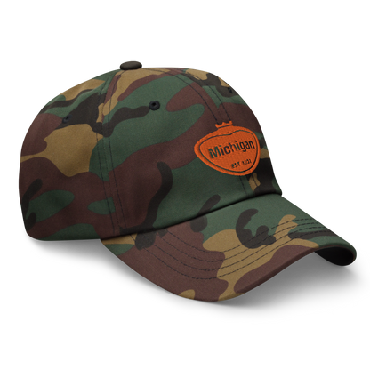 'Michigan EST 1837' Camouflage Cap (Local Sodapop Parody)