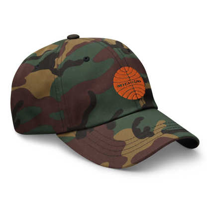 'Michigan' Camouflage Cap (Vintage Airline Parody)