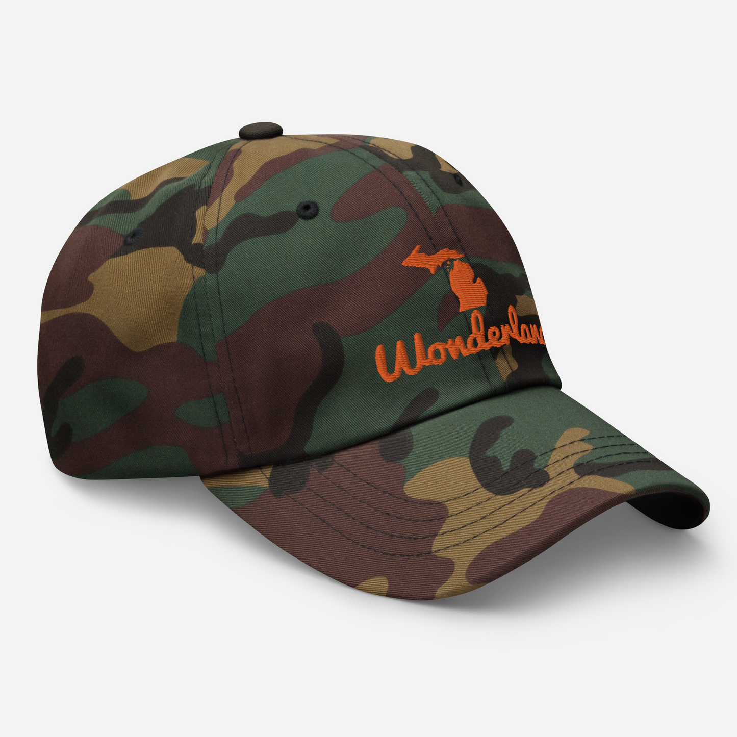 Michigan 'Wonderland' Camouflage Cap (Script Font)