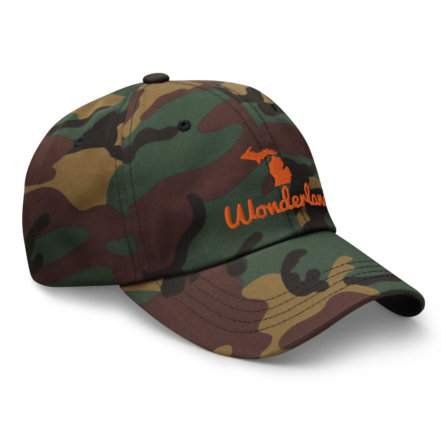 Michigan 'Wonderland' Camouflage Cap (Script Font)