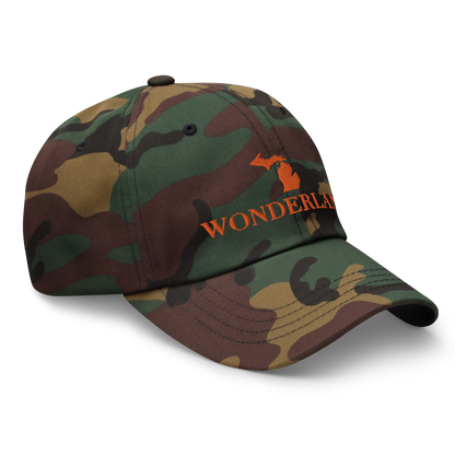 Michigan 'Wonderland' Camouflage Cap (Didone Font)