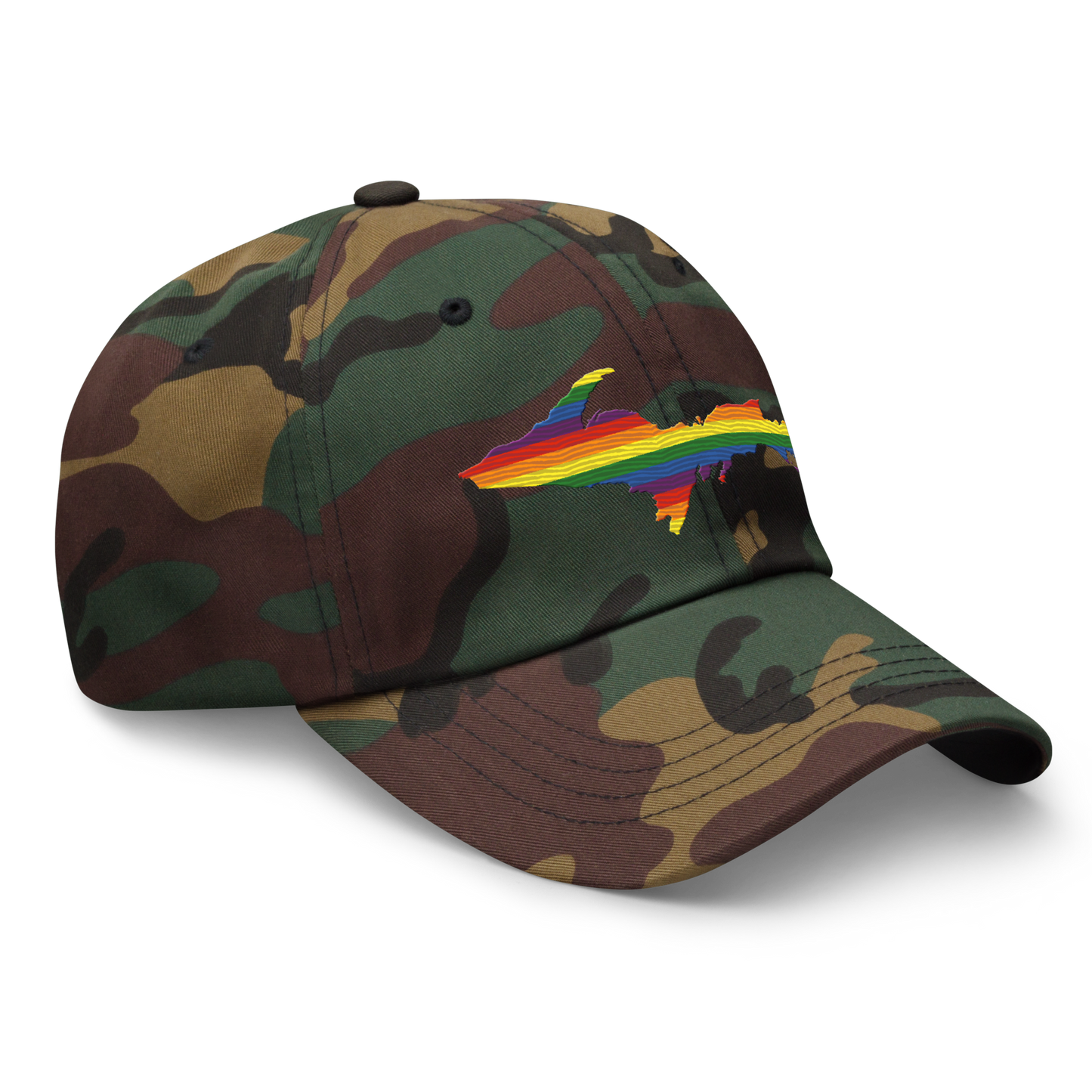 Michigan Upper Peninsula Camouflage Cap (Pride Edition)