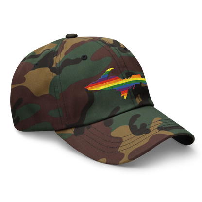 Michigan Upper Peninsula Camouflage Cap (Pride Edition)