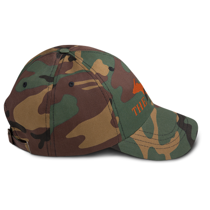 Michigan 'The Yoop' Camouflage Cap (Didone Font w/ UP Outline)