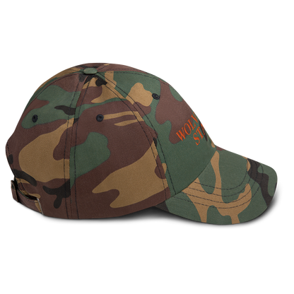 Michigan 'Wolverine State' Camouflage Cap (Didone Font)