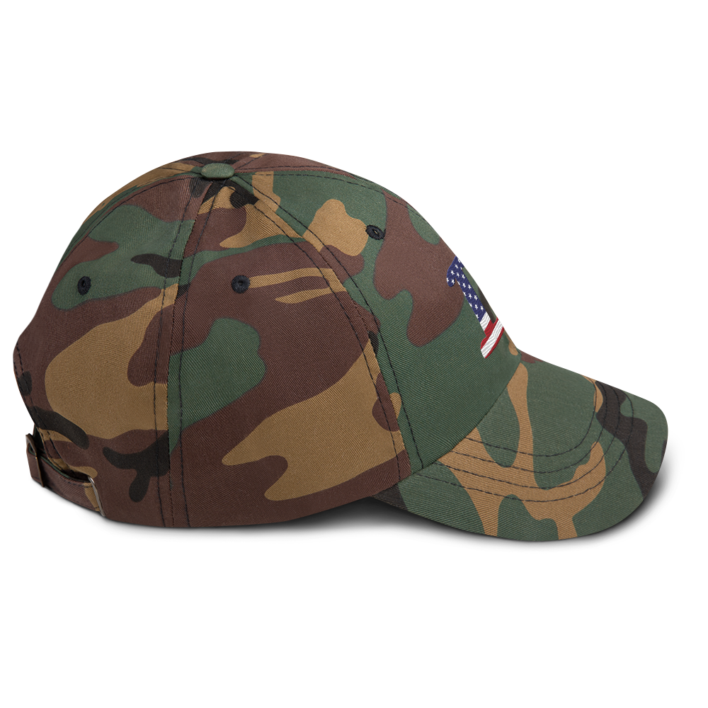 Detroit 'Old French D' Camouflage Cap (Patriot Edition)