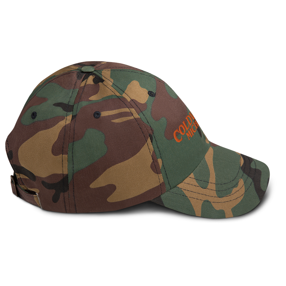 'Coldwater Michigan' Camouflage Cap (1980s Drama Parody)