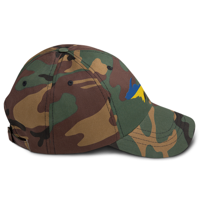 Michigan Upper Peninsula Camouflage Cap (Ukraine Edition)