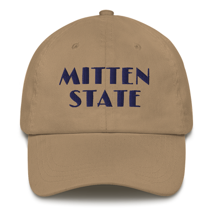 Michigan 'Mitten State' Dad Hat (Art Deco Font)