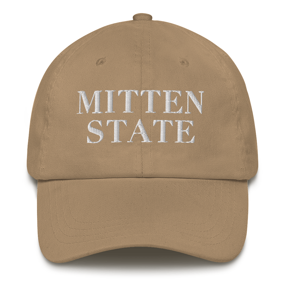 Michigan 'Mitten State' Dad Hat (Didone Font)