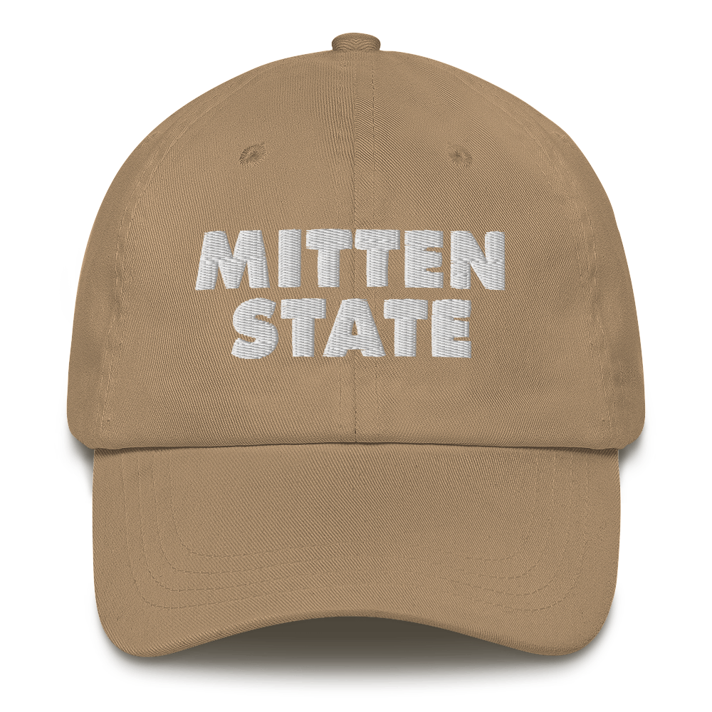 Michigan 'Mitten State' Dad Hat (Geometric Sans Font)