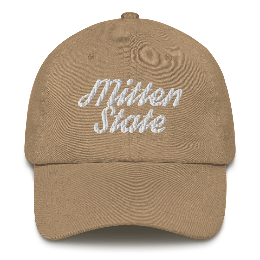 Michigan 'Mitten State' Dad Hat (Script Font)