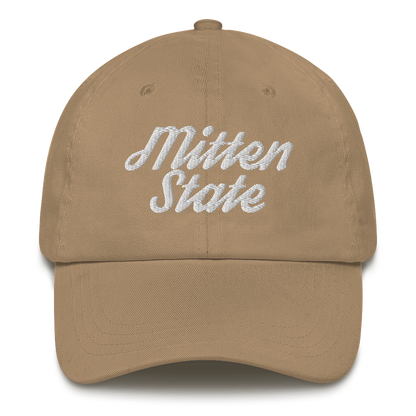 Michigan 'Mitten State' Dad Hat (Script Font)