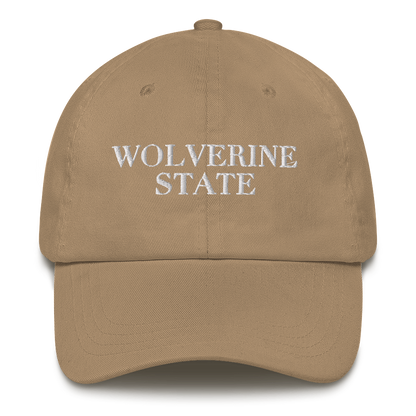 Michigan 'Wolverine State' Dad Hat (Didone Font)