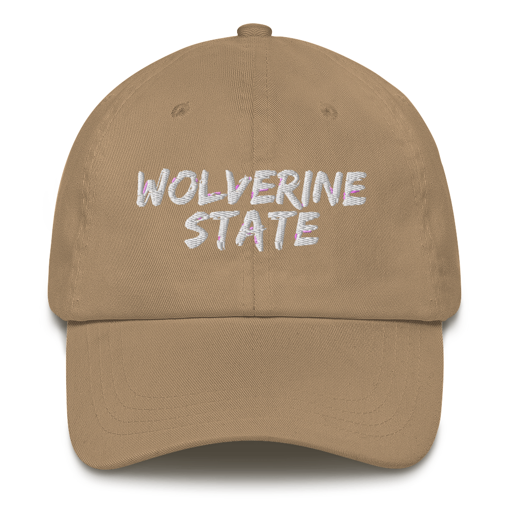 Michigan 'Wolverine State' Dad Hat (Angry Brush Font)