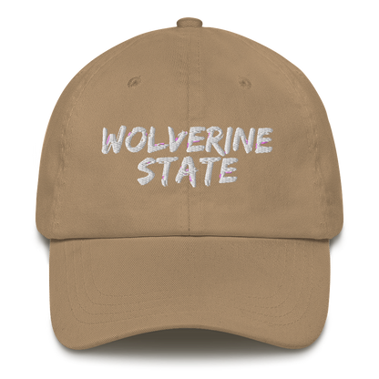 Michigan 'Wolverine State' Dad Hat (Angry Brush Font)