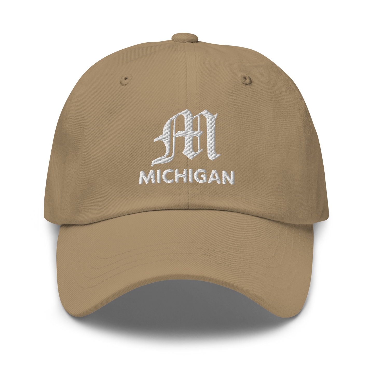 'Michigan' Dad Hat (w/ Old English 'M')