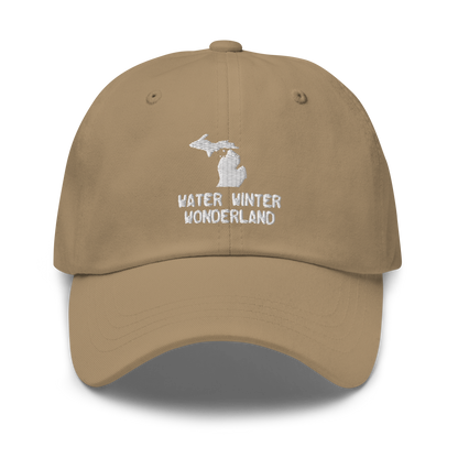 'Water Winter Wonderland' Dad Hat (w/ Michigan Outline)