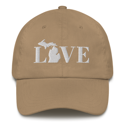 Michigan 'Love' Dad Hat (Didone Font)