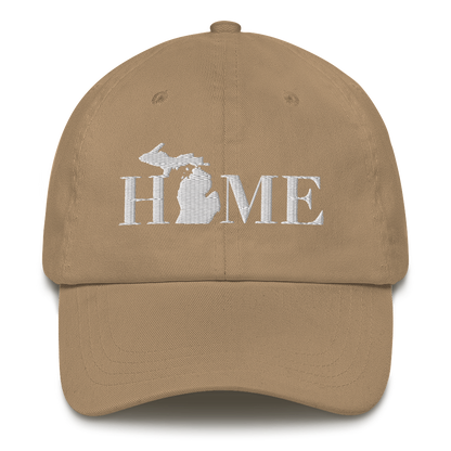 Michigan 'Home' Dad Hat (Didone Font)