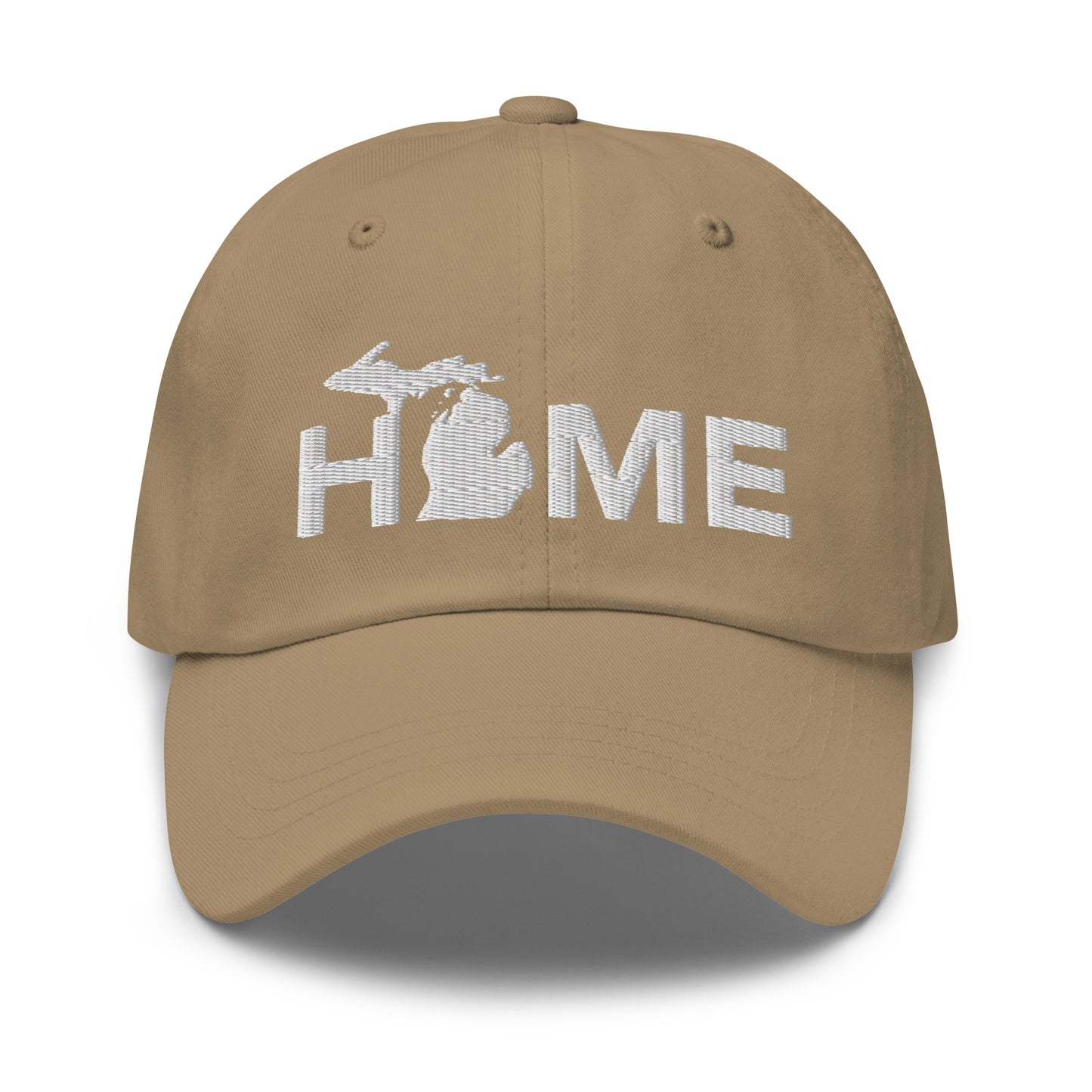 Michigan 'Home' Dad Hat (Geometric Sans Font)