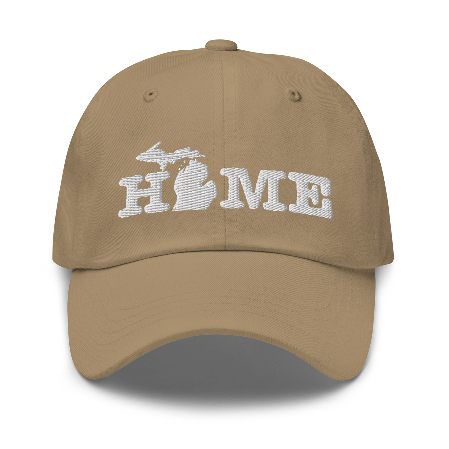 Michigan 'Home' Dad Hat (Typewriter Font)