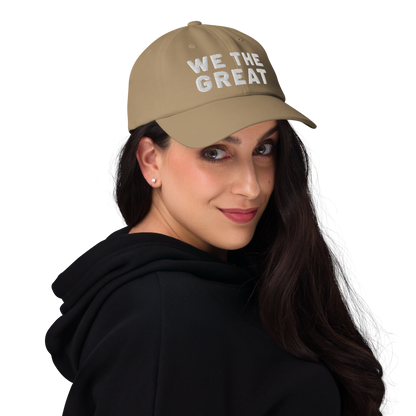 'We The Great' Dad Hat (w/ Great Lakes Side Design)