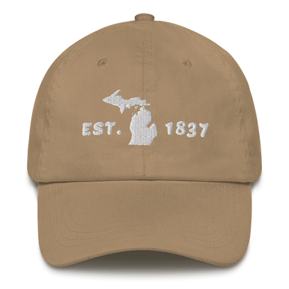 Michigan 'EST 1837' Dad Hat (Brush Font)