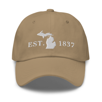 Michigan 'EST 1837' Dad Hat (Didone Font)