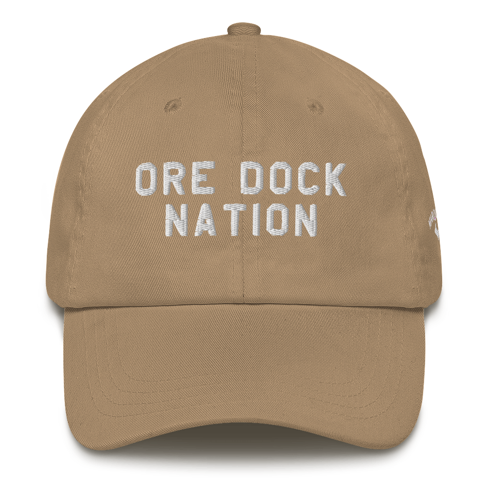 'Ore Dock Nation' Dad Hat (w/ 'Marquette' & UP Outline)