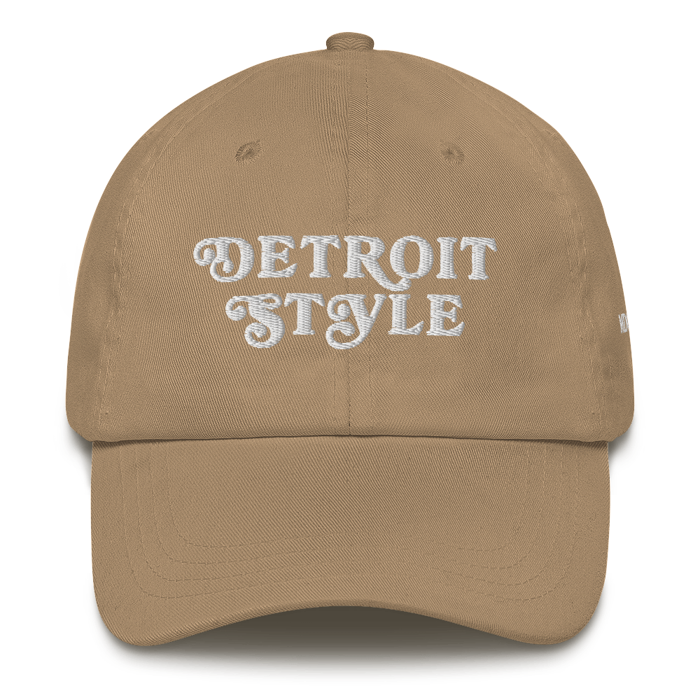 'Detroit Style' Dad Hat (w 'MDCCI' Side Design)