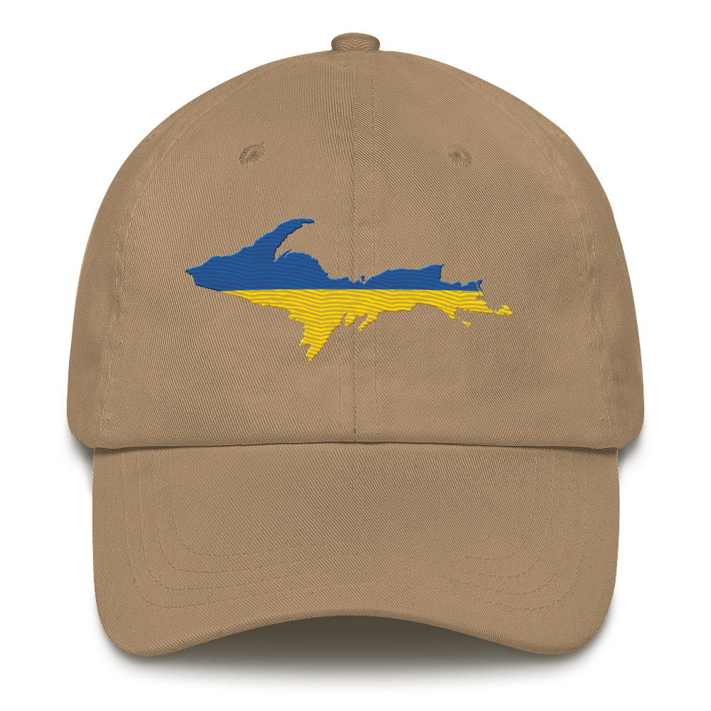 Michigan Upper Peninsula Dad Hat (Ukraine Edition)