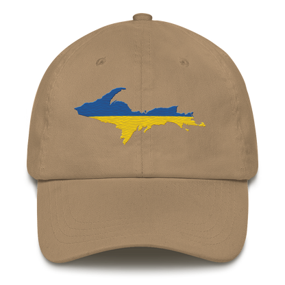 Michigan Upper Peninsula Dad Hat (Ukraine Edition)