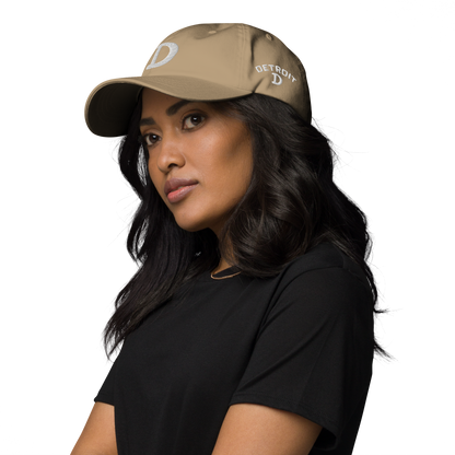 Detroit 'Old French D' Dad Hat (w/ Side Design)