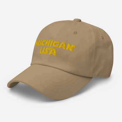 'Michigan USA' Dad Hat (Epic Sci-Fi Parody)