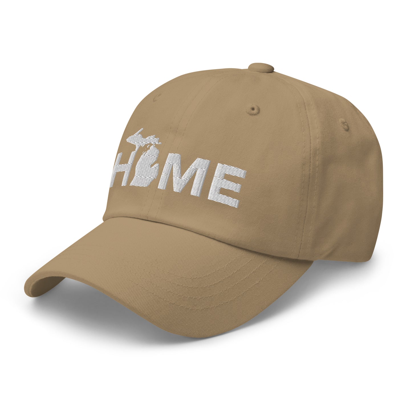 Michigan 'Home' Dad Hat (Geometric Sans Font)