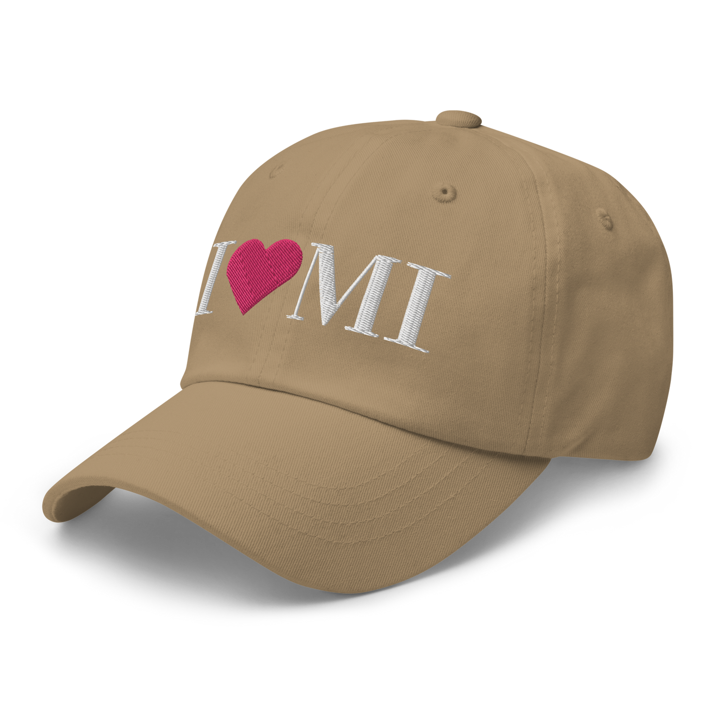 Michigan 'I ❤️ MI' Dad Hat (Didone Font)